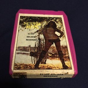 VTG 70's 8 Track Music Tape Cartridge ELVIS Presley Super Hits Golden Records